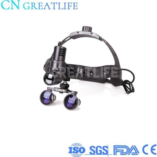 2.5x 3.5x Led Medical Dental Headlamp Dental Magnifying Glasses Loupe Surgical Loupes 2.5x Dental Loupes 3.5x with Led Light