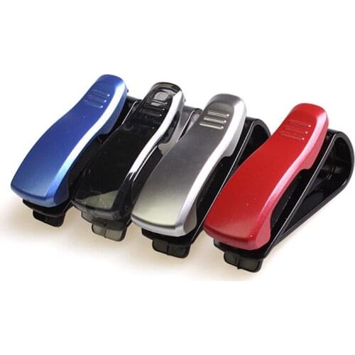 Universal Car Auto Sun Visor Glasses Box Sunglasses Clip Card BIll Ticket Holder Fastener Eyeglasses Accessories Multifunction