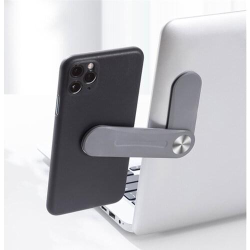 Stable Use Laptop Side Mount Connect Tablet Bracket Dual Monitor Display Clip Adjustable Phone Stand Screen Support Holder