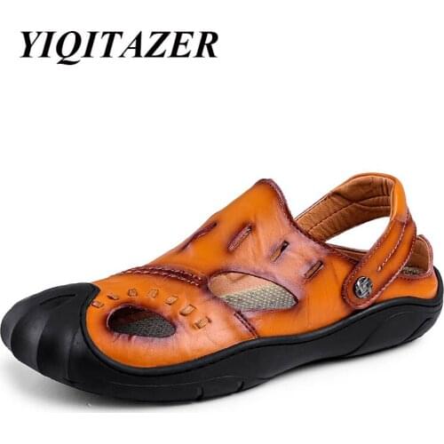 Мужские сандали YIQITAZER China At AliExpress