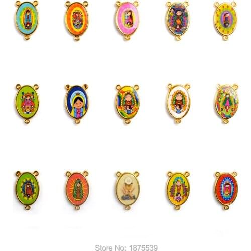 Gold Rosary Center Carton Image Lovely Catholic Figures For Little Child