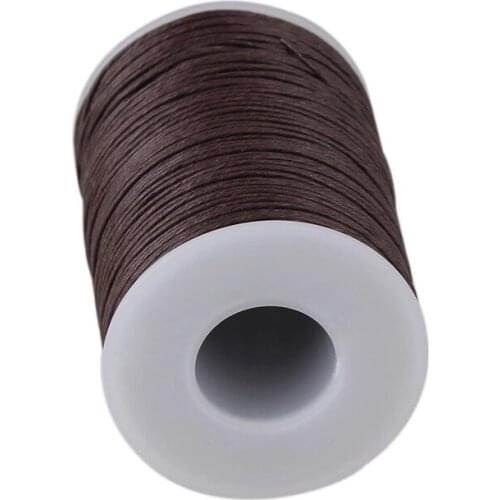 0.7mm Natural Hemp Waxed Thread Round Cord Strong Handwork Leather Craft Sewing