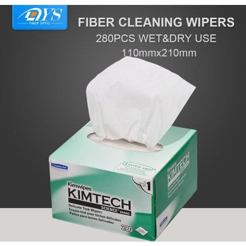 280PCS KIMTECH Kimwipes Fiber cleaning paper 210 x 110mm Delicate Task Wipes for Optical Equipments
