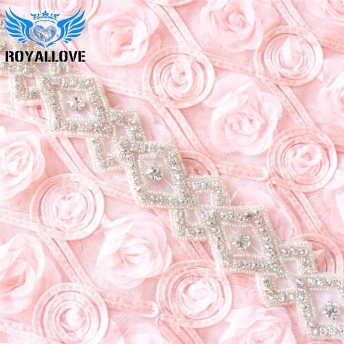 10 yards Handmade Silver Beaded Lace Trim Rhinestone Pearl Lace Trim For Wedding Bridal Belt Dress Bridal Accessories DIY