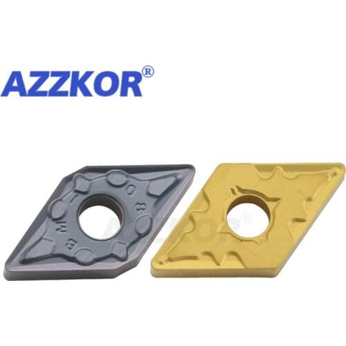 DNMG1504-TM PM BF BM Carbide Inserts AZZKOR Cutter CNC Lathe Turning Tool For Steel Metal External Tool NT025 NT125 NT1215 Coat