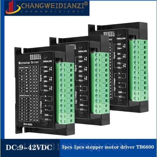 Stepper motor driver TB6600 upgrade Nema 23 Nema17 4A DC9-42V suitable for NEMA23 motor CNC router controller 3D printer