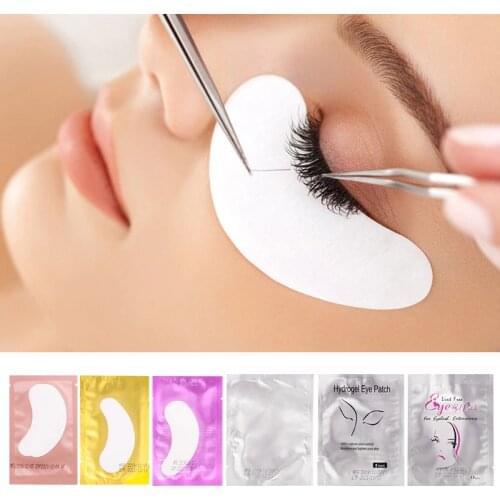 Hot Sale Makeup Tools 50/100/200Pair Eyelashes Extension Patches Eyelash Pad Eye Gel Eyepad Eye Patch Tip Sticker For Building