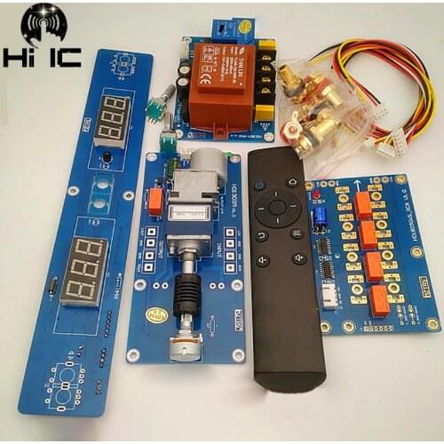 HiFi Infrared Remote Control Volume Control Adjust Board ALPS27 Amplifier Preamp Motor Double Potentiometer Reference GOLDMUND