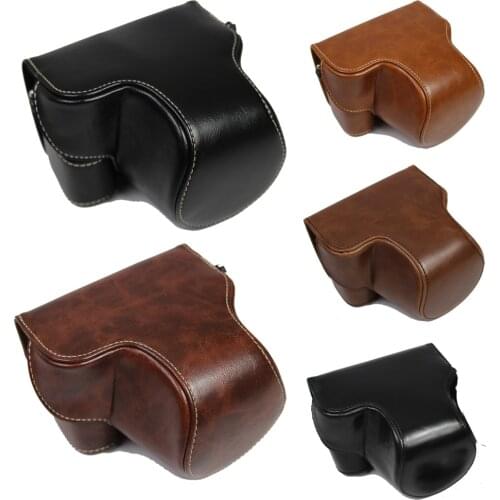 PU Leather A7C Camera Case Case Protective Cover For Sony A7C Alpha 7C ILCE-7C Camera Bag Shoulder Strap