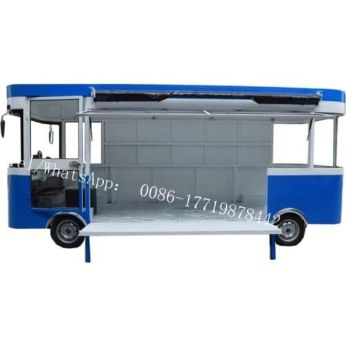 Stainless Steel Fast Food Ice Cream,Hot dog,Hamburger Mobile Food Trailer Food Cart Truck