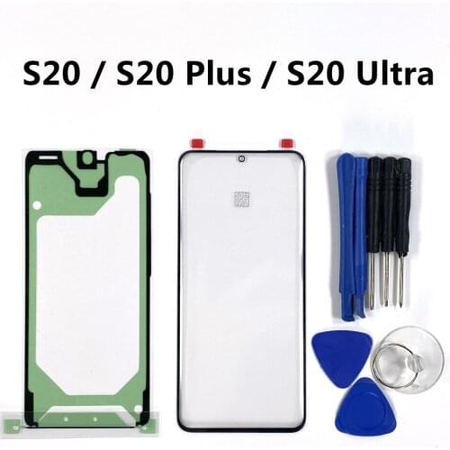 Front Outer Glass Lens Replacement For Samsung Galaxy S20 G980 S20+ Plus G985 S20 Ultra G988 LCD Touch Screen Panel + Tools