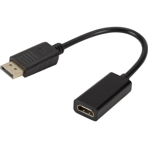 Dp Displayport Male to Hdmi-compatible Female Cable Converter Adapter for Pc dell