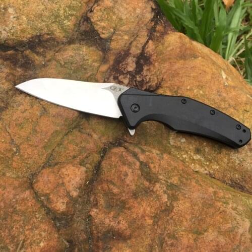 ZT0770 folding pocket outdoor camping hunting knife 5cr13mov blade ABS handle Tactical Survival fruit Utility knives EDC tools
