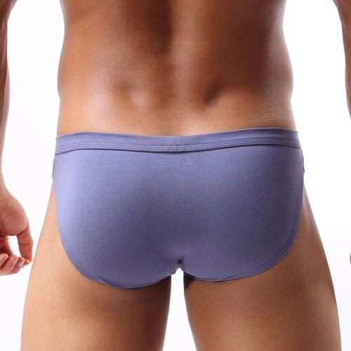 Sexy Mens Briefs Cotton Underwear for Big Penis Pouch Bags U Convex Design Men Briefs for Man Underpants