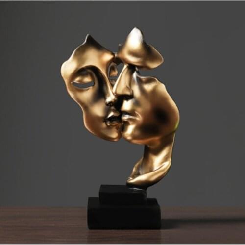 Living Room Decoration Silence Is Golden Figure Resin Ornaments Home Decoration Sculpture Wine Cabinet Crafts Ornaments