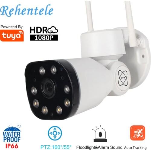 Smart Outdoor Camera HD 1080P Tuya smartlife APP Wireless Security Infrared Gateway Night Vision IP66 CCTV Surveillance