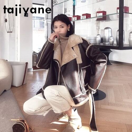 Women Coats Winter 2021 Real Fur Coat Woman 100% Wool Jakcet Female Genuine Sheepskin Jackets Mulheres Casacos TN450