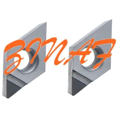 2pcs Diamond Inserts DCMT070204 DCMT070202 DCMT11T304 DCGT070204 DCGT11T304 PCD CBN CNC Lathe Turning Boring tool Inserts