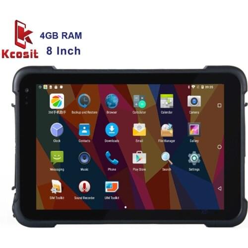 2020 Original industrial Android Tablet PC IP67 Waterproof Rugged Phablet 8 inch Qualcomm 4GB RAM 4G LTE 8500mAH Battery Scanner