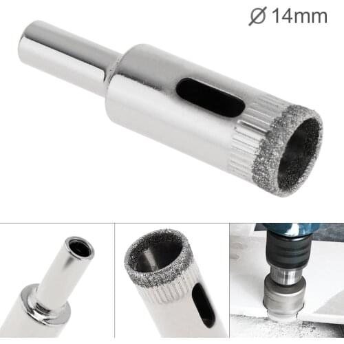 6-8-10-12-14-18-20-22-25 mm Diamond Coated Core Hole Saw Drill Bit Set Tools Glass Drill Hole Opener for Tiles Glass Ceramic