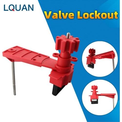 Large Universal Valve Lockout With Blocking Arm,Single Stop Arm All Purpose Ball Valve Lock