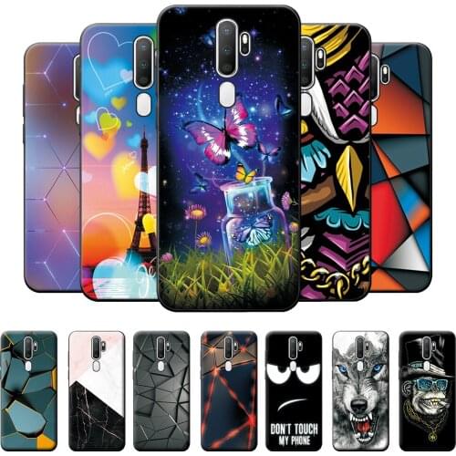 For Oppo A9 A5 2020 Case Soft TPU Phone Shell For OPPOA5 2020 Case OPPOA9 A 5 2020 Back Cover Silicon Protective Bumper 6.5"