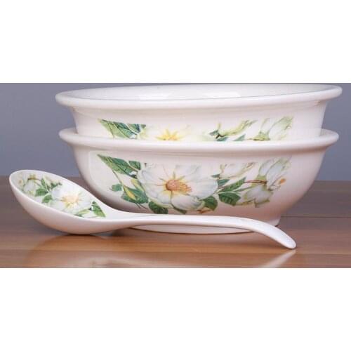 Malzemeleri Ceramica Porcelain Plate Tazone Vajilla Ramen Noodles Saladier Soup Kitchen Dining Bar Dinnerware Ceramic Bowl