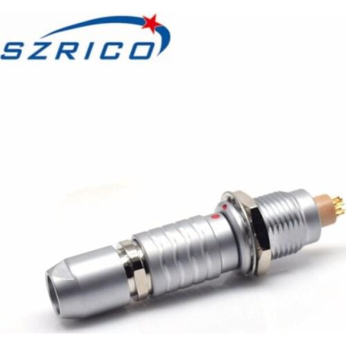 M12 FGG EGG B Series 1B 2 3 4 5 6 7 8 10 14 16 Pin Metal Male Female Electirc Cable Circular Self Locking Push Pull Connector