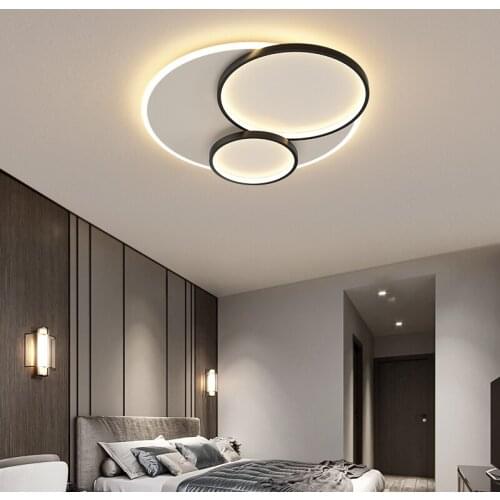 Minimalism LED chandelier surface mounted modern chandeliers for Living room decoration Bedroom home lighting Led ceiling light