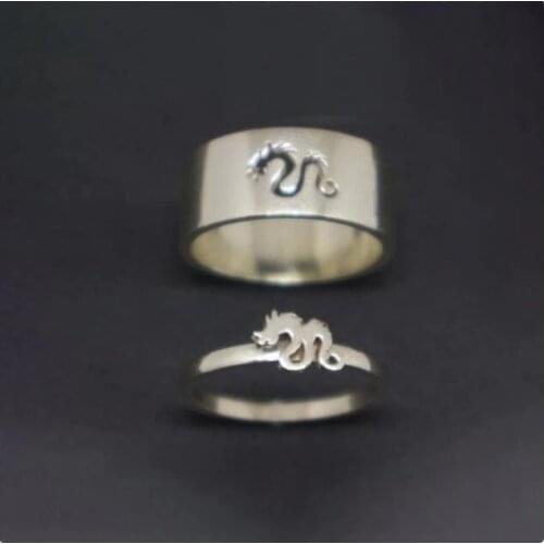 Couple Rings Set Skull & Dragon For Women Matching Rings His And Her Ring Anniversary Ring YLQ7104