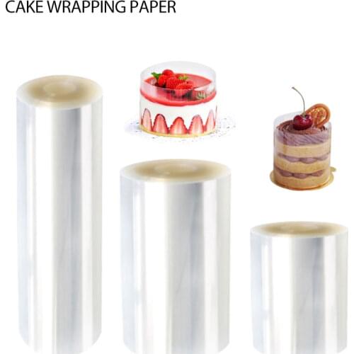 Cake Collar 1 Roll 10 Meters Long, Used for Mousse Edge, Packaging, Chocolate Baking,Cake Decoration, Edge Cake Tool Transparent