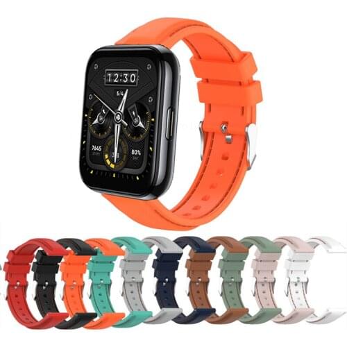 22mm Wirstband For Realme Watch 2 / 2 pro Band Sport Silicone Smart Watch Replace Strap For Realme Watch S /S pro Bracelet belt