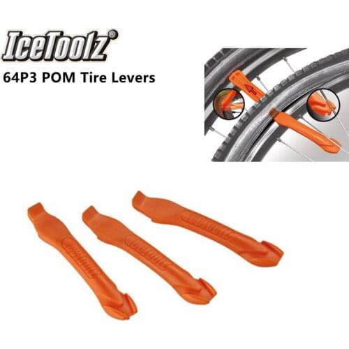 IceToolz 64P3 POM Tire Levers ICE TOOLZ Bicycle Crowbar