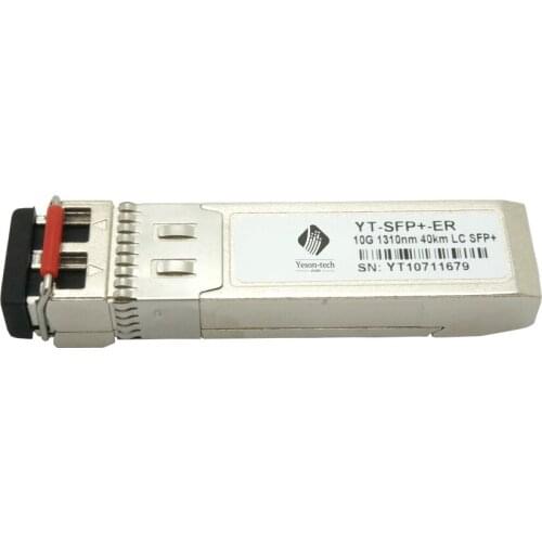 SFP-10G-ER40 10GBASE-ER SFP+ 1310nm 40km DDM LC Compatible with Cisco/Huawei/Arista/Juniper/Brocade/Dell/Ciena Switch