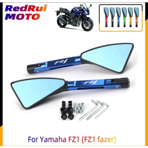 For Yamaha FZ1 (FZ1 fazer) Universal Motorcycle Accessories CNC Aluminum Rear View 8mm10mm Rearview Side Mirror Laser Logo
