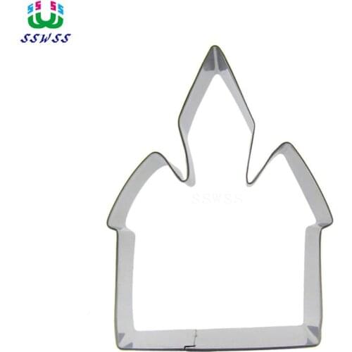 Magic Castle Shaped Cake Cookie Biscuit Baking Mold,Sugarcraft Cake Decorating Fondant Cutters Tools,Direct Selling