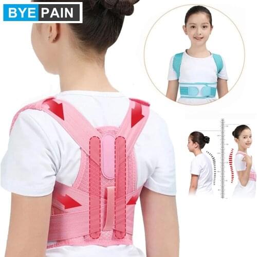 1Pcs Adjustable Children Posture Corrector Back Support Belt Kids Orthopedic Corset For Spine Back Lumbar Shoulder Braces Health