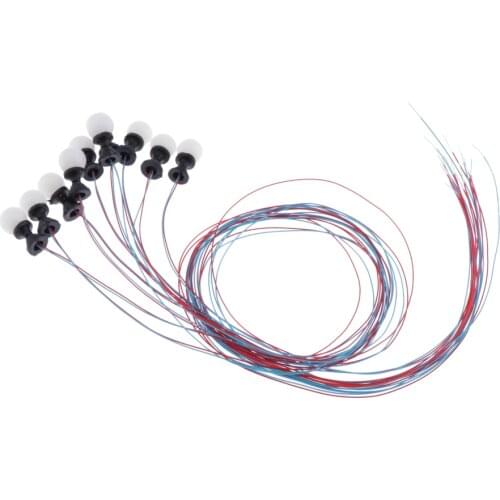 10Pcs 1:100 Mini Model Lawn Lamp Light LED Train Railway Street Park Scenery