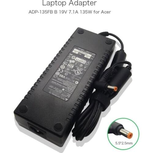 19V 7.1A 135W 5.5*2.5mm AC Adapter for Acer Aspire 8940G 9800 9810 9920G ADP-135FB B ADP-135FB F PA-1131-07 Laptop Power Charger