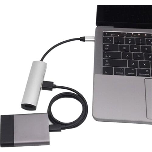 5 in 1 USB 3.1 Type-C HUB Converter 4 Port Multi Splitter Adapter for macbook