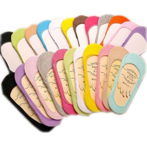 7pairs/lot Fashion Peds&Liners Sock Hot Womens Slippers Solid Cotton Sneakers Invisiable Heel Pain Soft Gel Rubber sapatos