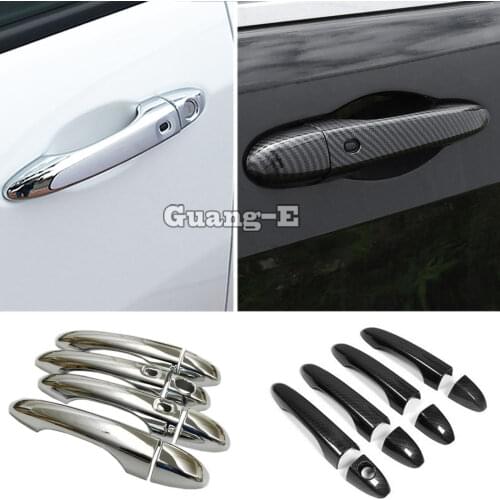 For Jeep Compass 2017 2018 2019 2020 Car Cover Protection Detector Stick Frame Trim Door Handle Armrest Handrail Bowl 8pcs