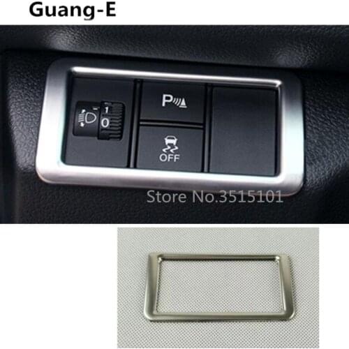 Car Detector Stick Styling Cover ABS Chrome Front Head Light Switch Trim Frame Lamp For Honda Civic 10th Sedan 2016 2017 2018