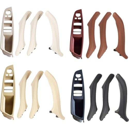 For BMW F10 F11 F18 5 Series Car Interior Window Lift Switch Panel Door Handle Trim Black Beige Oyster Wine Red Car Styling