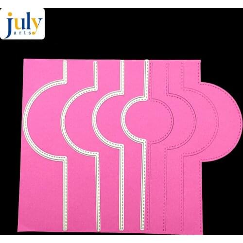 Julyarts Slide Box Frame Metal Cutting Dies for Embossing Card Making Scrapbooking Knife Mould Metal Template Stencils Craft