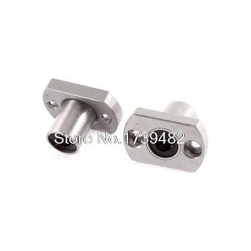 LM610UU 6mm x 12mm x 19mm Flang Type Router Shaft CNC Linear Bearing 2 Pcs