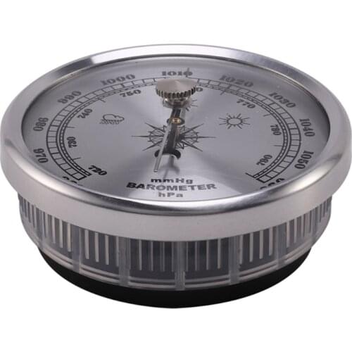 50LB Type Barometer with Thermometer Hygrometer Weather Station Barometric Pressure Measures Simplicity & Easy Reading