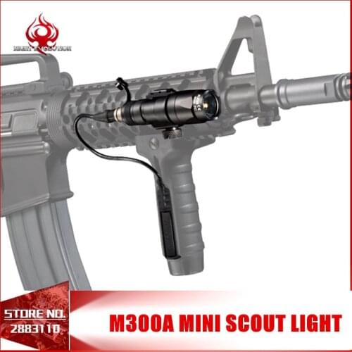 Night-Evolution Tactical Light Airsoft M300 M300A MINI Scout Flashlight Hunting Lamp Gun Weapon Light NE04001