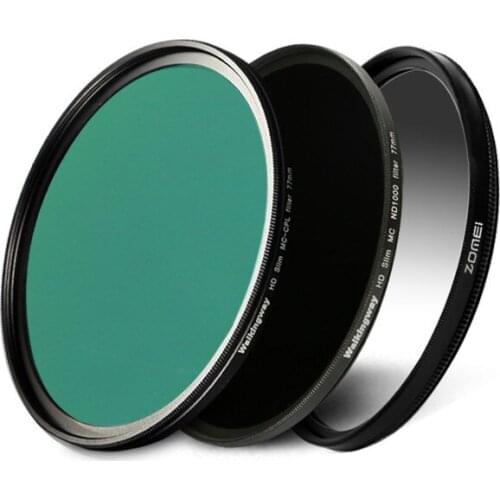 Photographic Filter Set Polarizer CPL Filter ND Gradient Gray Filter GND SLR Camera Lens Filter for Canon Sony