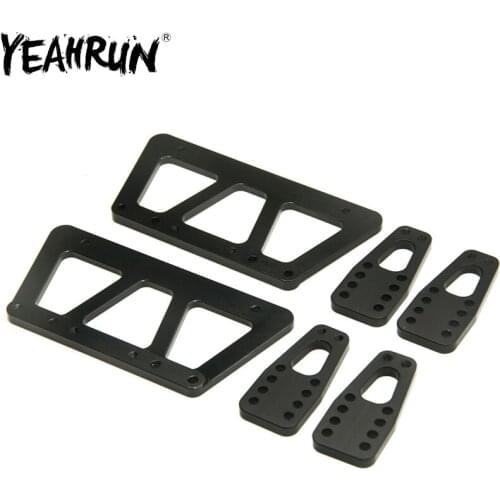 YEAHRUN RC Rock Crawler Chassis Lift Plate Kit Metal Alloy for 1/10 Axial Racing SCX10 RC Crawler Truck Model Parts
